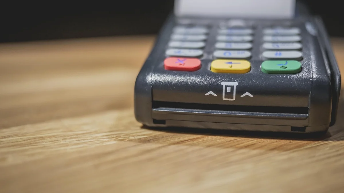 Pago con tarjeta en un datáfono